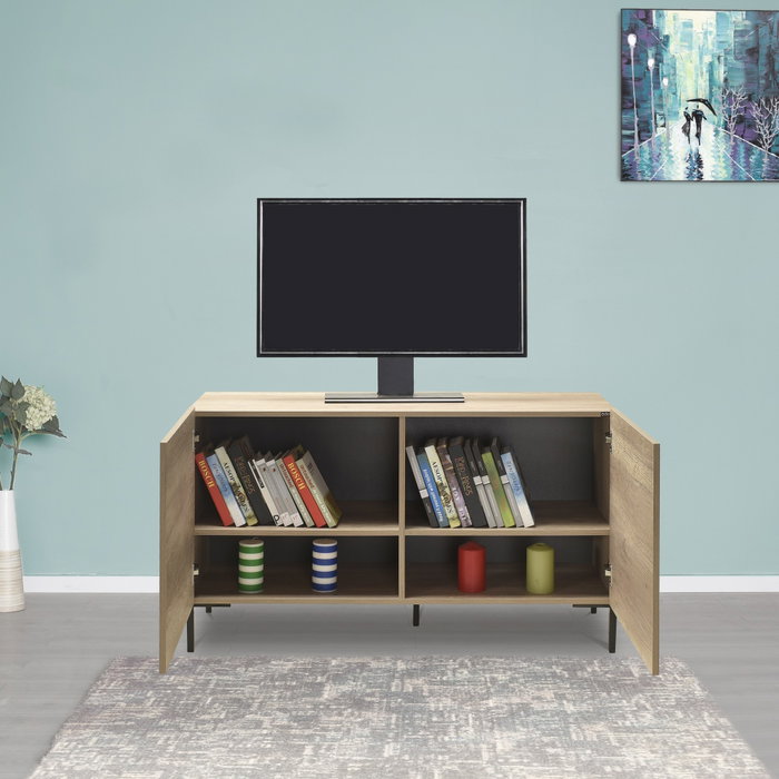 Hanah Home Soporte TV Tvc-722-Tt-1 Topo Melamina 120x70x43 cm